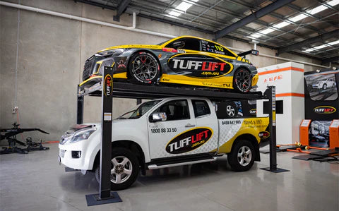 Setting up a 4 Post Car Hoist