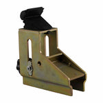 Single Standard Motorcycle Adapter for tyre changers, featuring a durable metal structure with a black plastic clamp on top, suitable for securing motorcycle wheels between 14 and 25 inches.