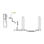 Hydraulic Banjo Bolt and Fitting part location