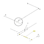Lock linkage short part location
