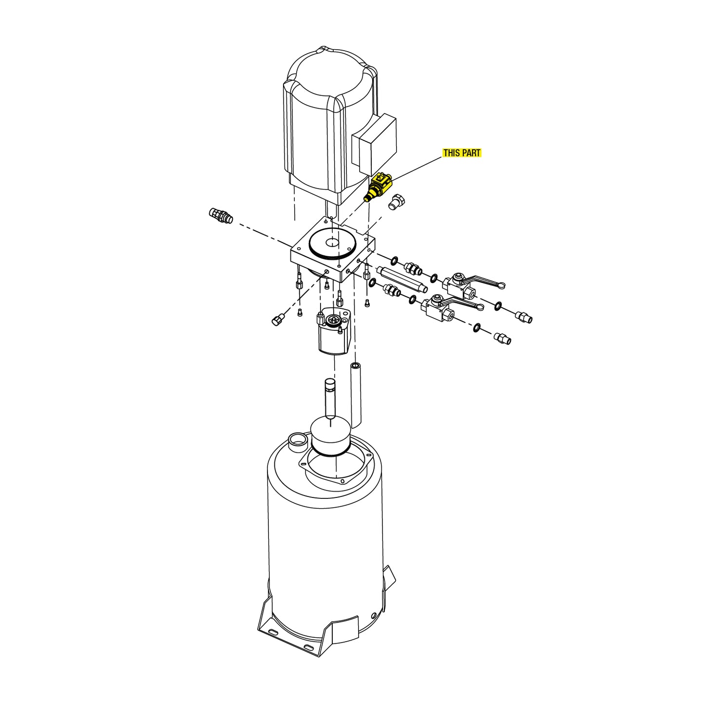 Lowering Valve & Electro Solenoid part location