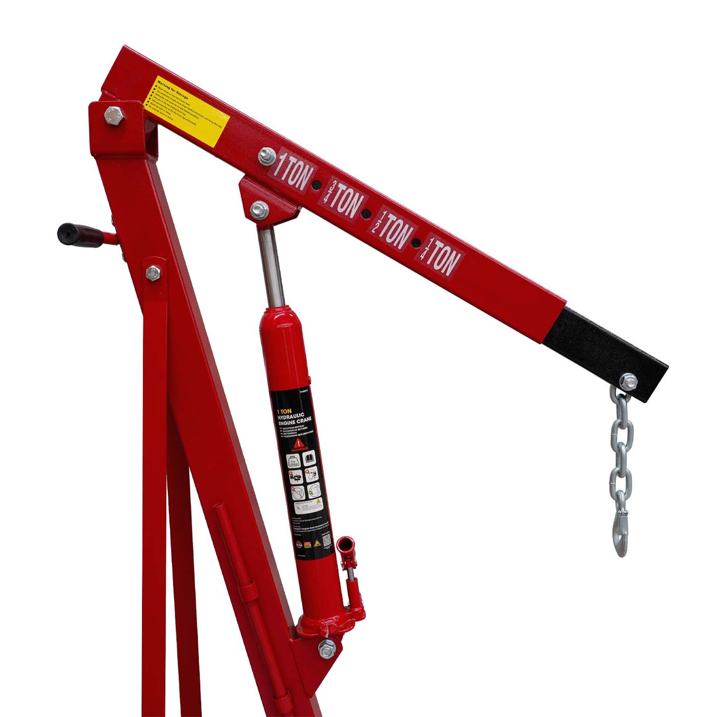 Red Engine Crane