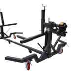 Automotive Car Rotisserie With Gear Rotation