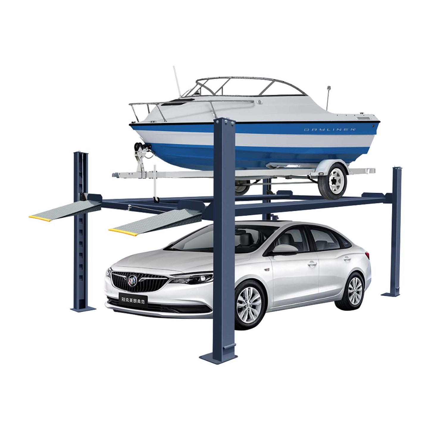 4 Post Parking Hoist | 3.5 Ton Extra Wide