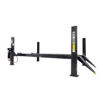Grey four-post wheel alignment hoist with drive on ramps - 4 Post Workshop Hoist - 6 Ton | TL6.0PH
