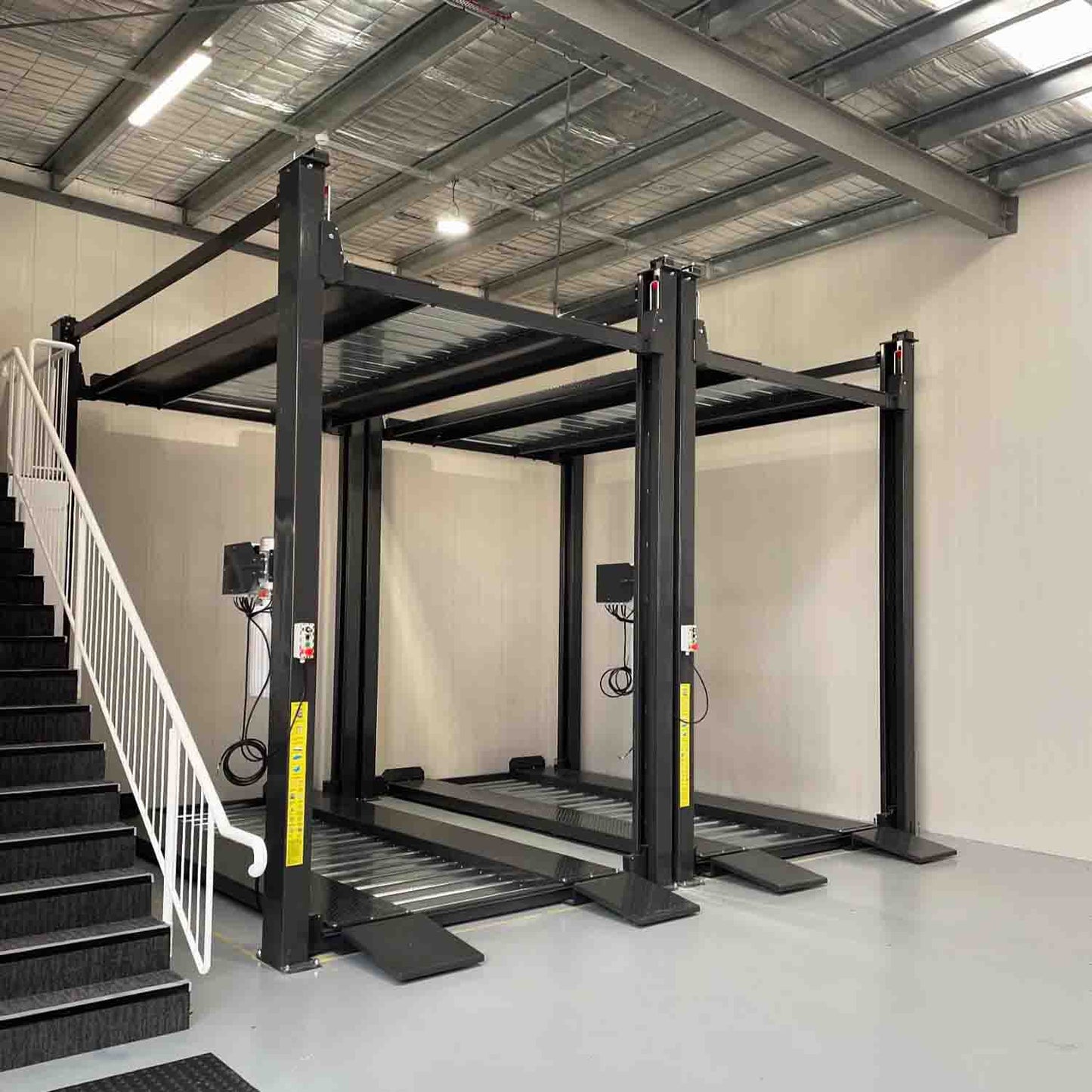 4 Post Parking Hoist | Triple Stacker