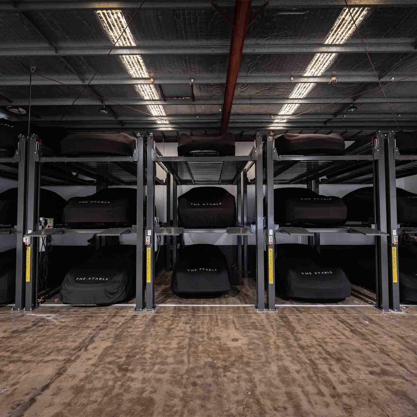 4 Post Parking Hoist | Triple Stacker