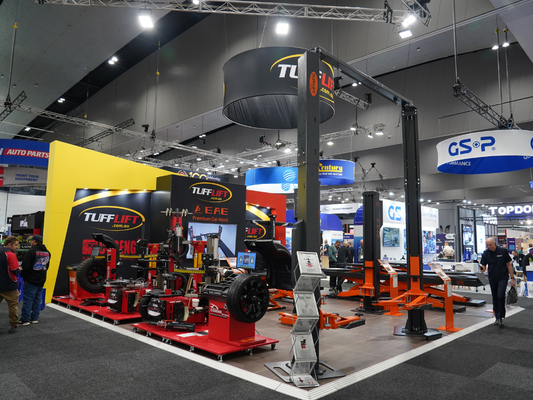 Tufflift AAAE 2026 stall setup