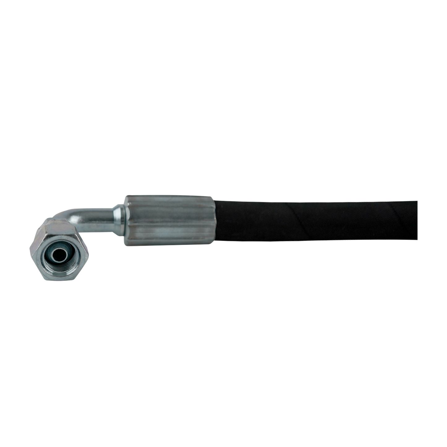 Close up of EAE 2 Post Car Hoist Hydraulic Hose 350mm