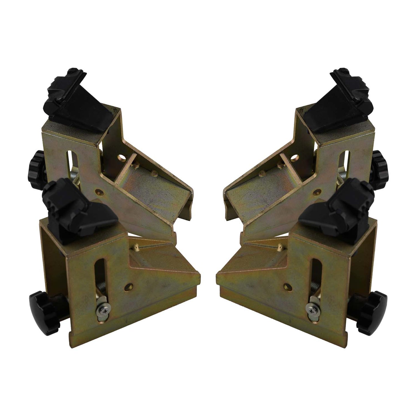 Pair of Standard Motorcycle Adapters for tyre changers, designed to fit motorcycle wheels ranging from 14 to 25 inches. 