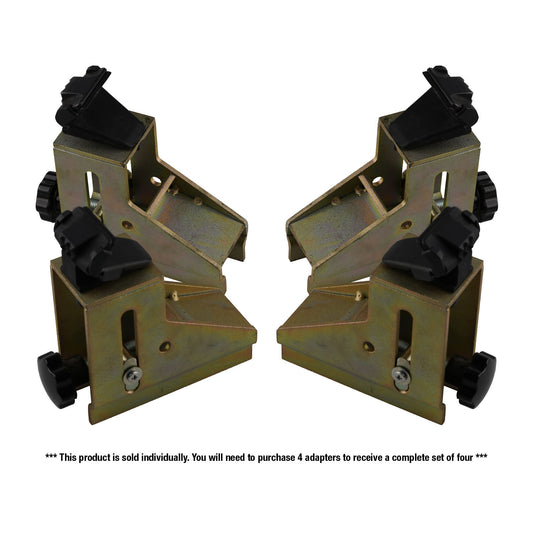 Pair of Standard Motorcycle Adapters for tyre changers, designed to fit motorcycle wheels ranging from 14 to 25 inches. 