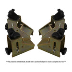 Pair of Standard Motorcycle Adapters for tyre changers, designed to fit motorcycle wheels ranging from 14 to 25 inches. 