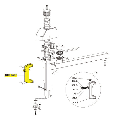 CSG Handle Assembly C233GCIT-NAAR 