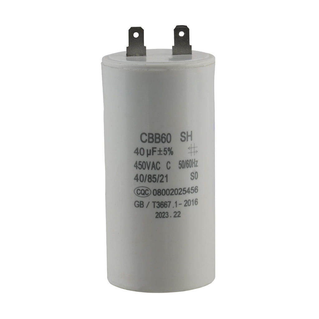 Front on photo of a Capacitor Run - 40uF 450VAC