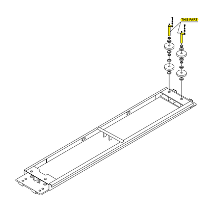 4 Post Pulley Pin location drawing