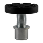 TLD4.0BP drop in screw pad standing upright with a black rubber pad and visible grooves.