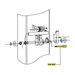 EAE Lock Release Handle part location