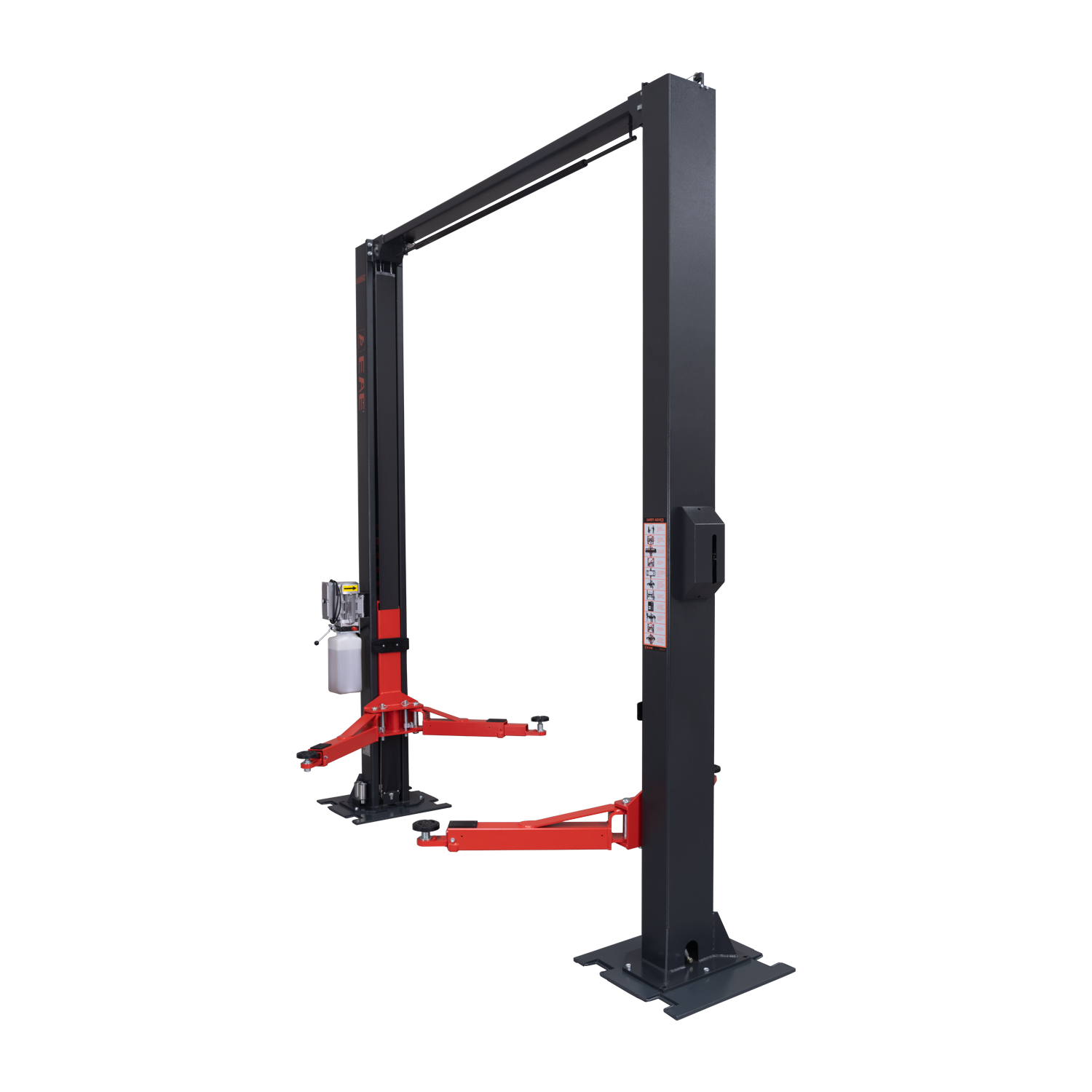 2 Post Car Hoist | 4.5 Ton Clear Floor | Tufflift Hoists Australia