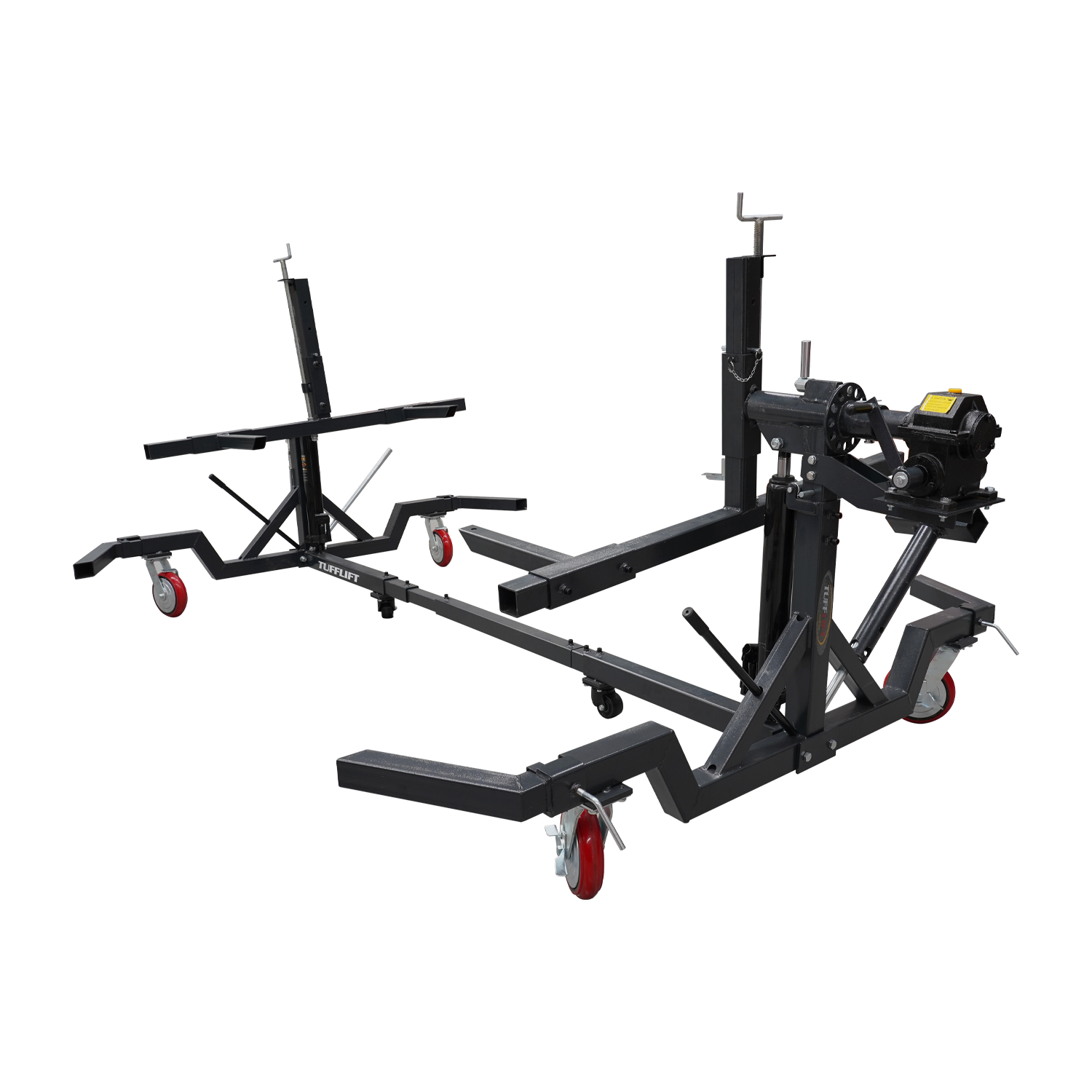 Automotive Car Rotisserie With Gear Rotation