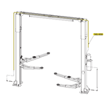 2 Post Car Hoist Hydraulic Hose 8580mm