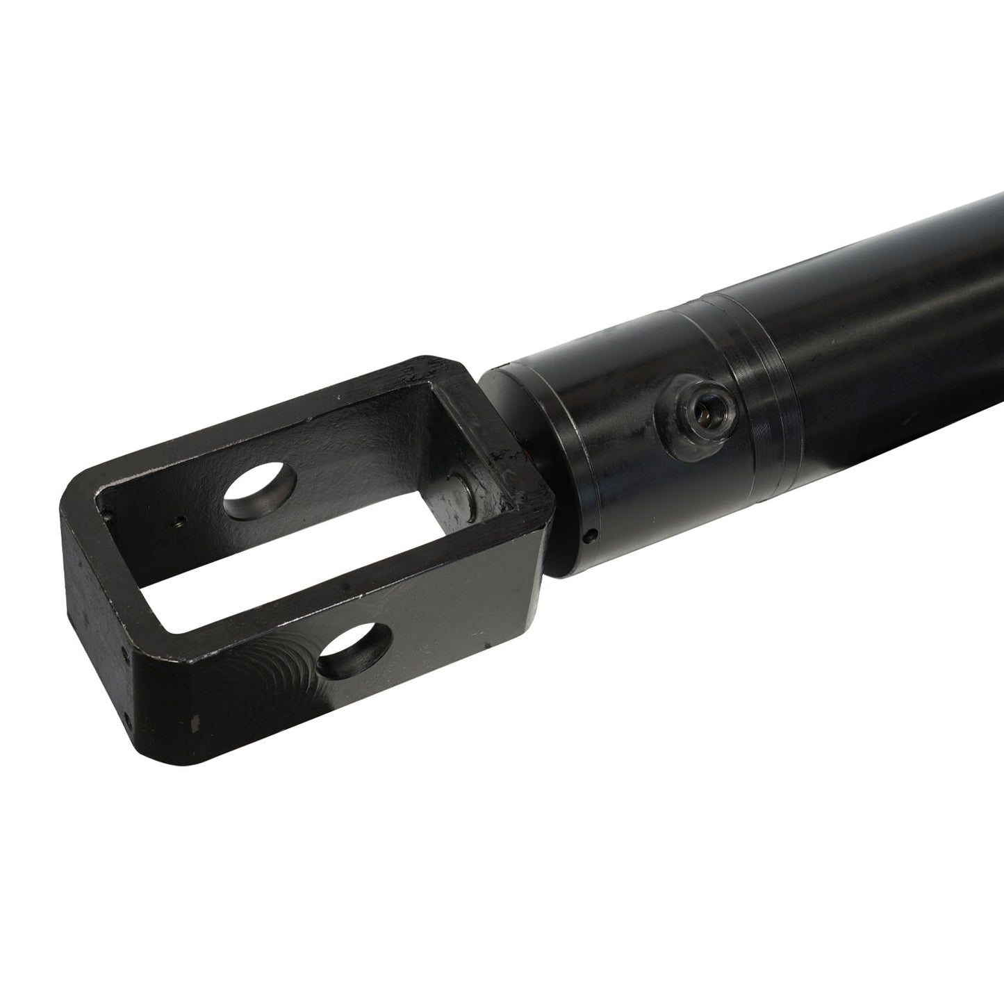 Close up of one side of a Hydraulic Cylinder