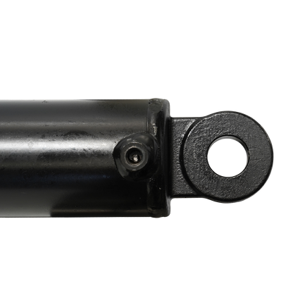 Close up of one side of a Hydraulic Cylinder