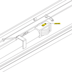 4 Post Pulley Pin for TL3.6PH-H location drawing