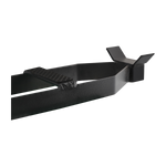 Heavy-duty caster kit component for a 4 post car hoist, featuring a sturdy metal bracket designed for portability.