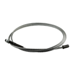 This is a 4-post car hoist cable with a diameter of 12.7mm, featuring M20 threads on one end. The image shows the coiled cable with the threaded section visible, ready for installation.