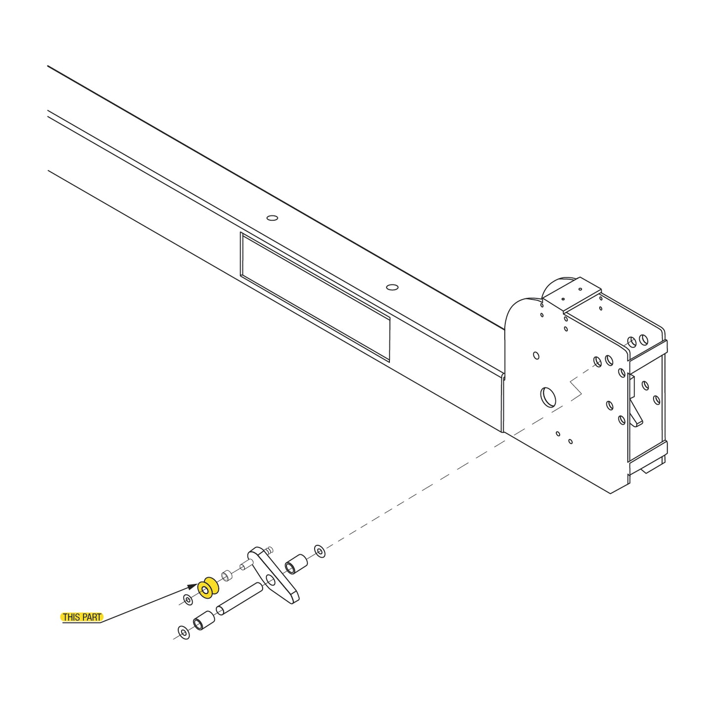 Pulley for Crossbeam Drawing