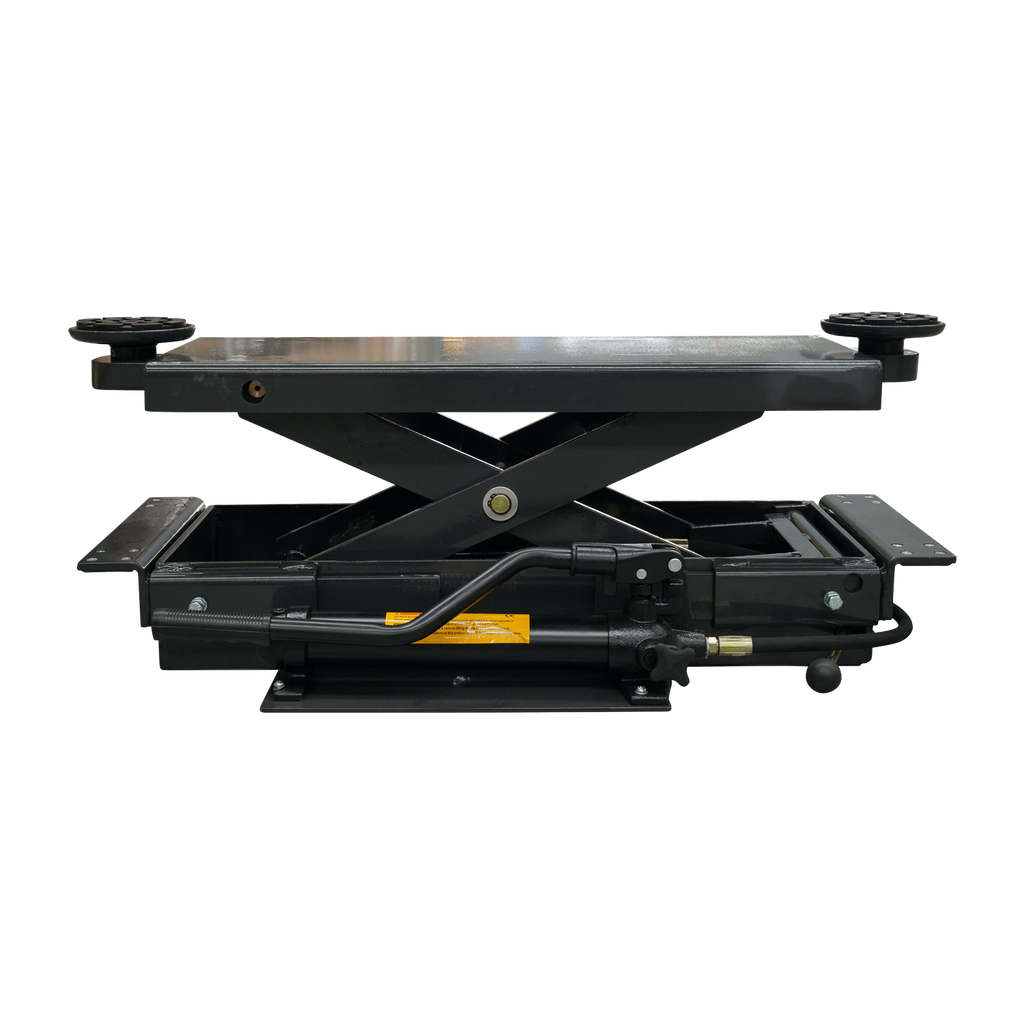 Front view of a manual sliding jack 