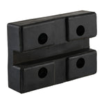 Rubber Pad - Rectangle - 4 Bolt Holes