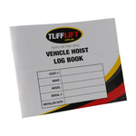Vehicle Hoist Safety Check & Maintenance Log Book front cover