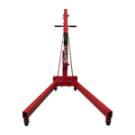 Red Engine Crane