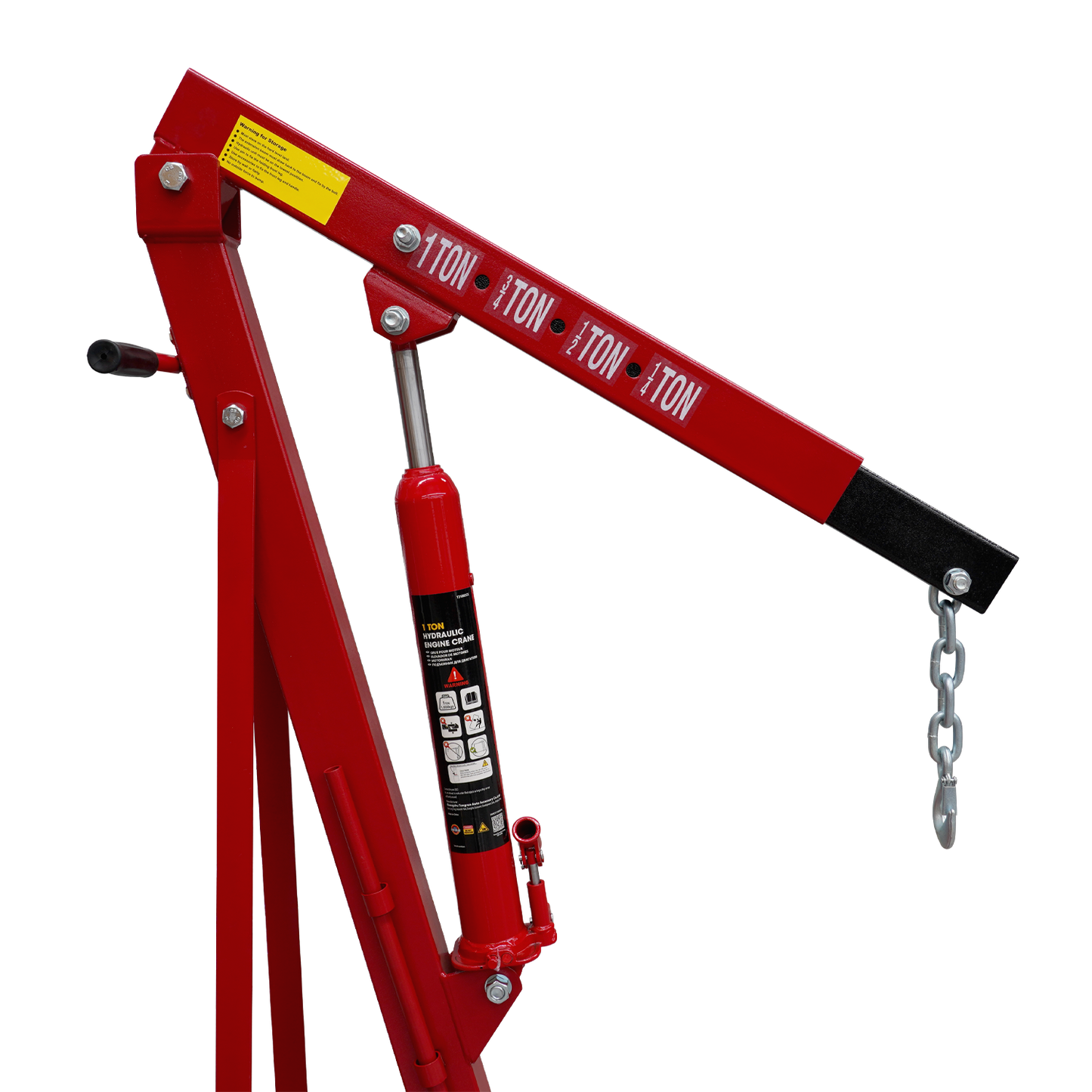 Red Engine Crane