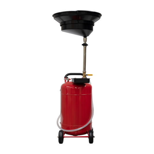 Oil Drainer - Self Evacuating Mobile - 70 Litres