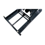 The image shows the base structure of the motorcycle hoist, focusing on the sturdy metal frame. This part provides the foundation for the hoist's lifting mechanism and ensures stability during operations.