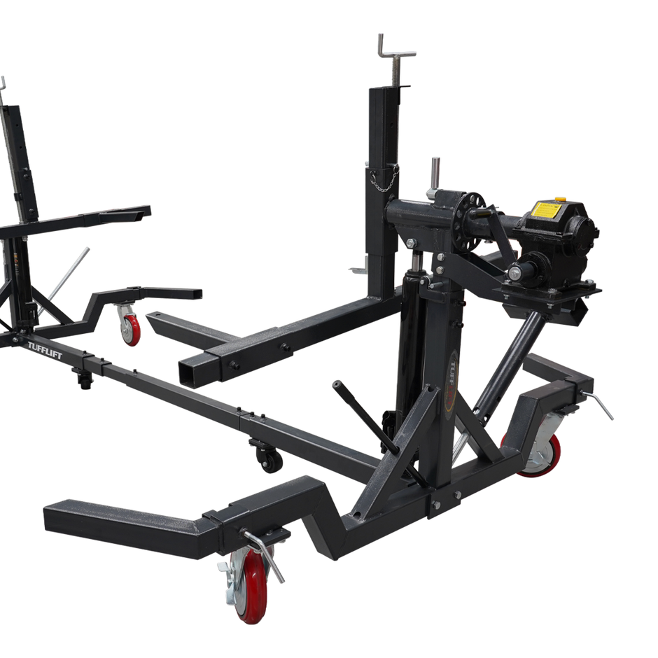 Car Rotisseries With Gear Assisted Rotation - Tufflift