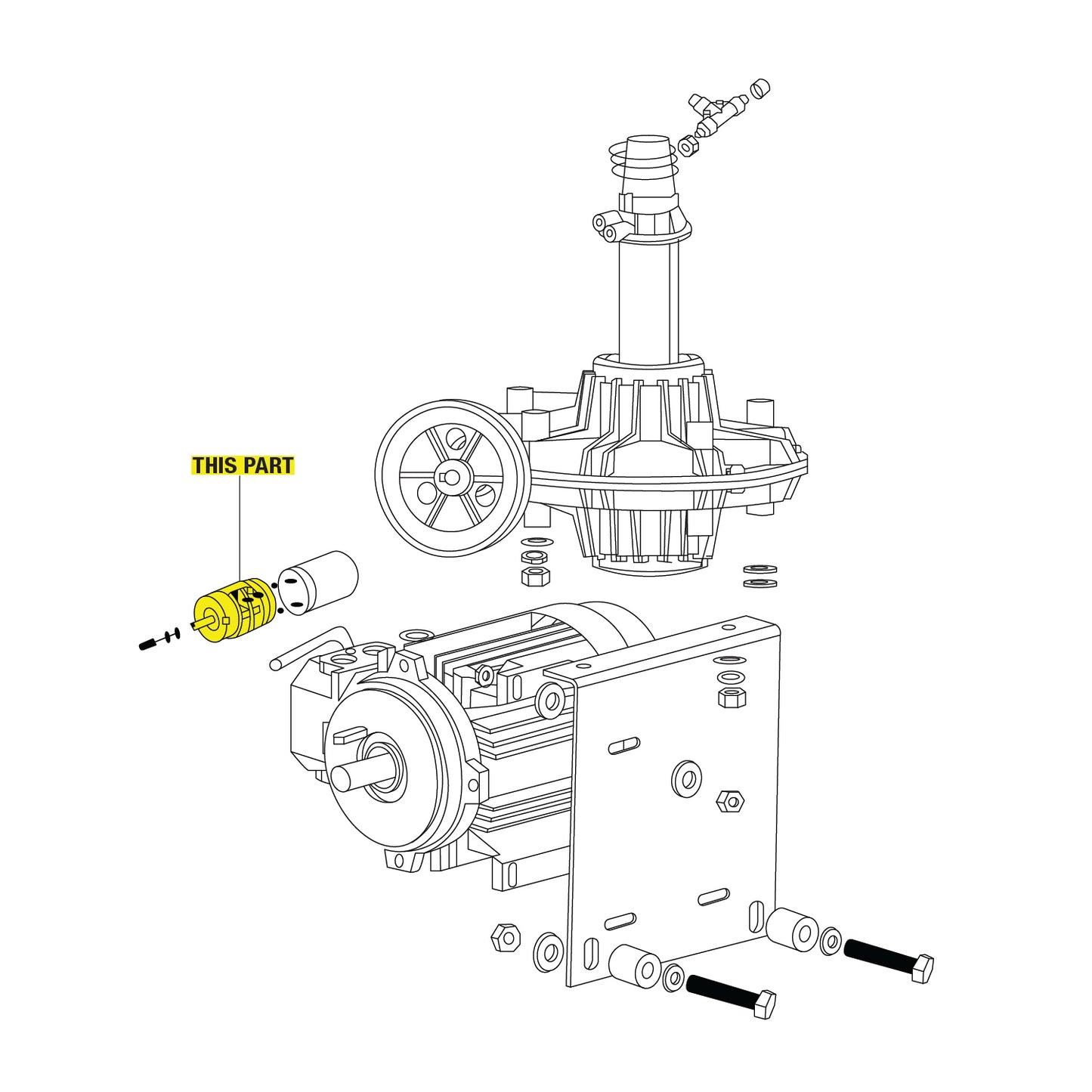 Tyre Changer Change-Over Switch part location
