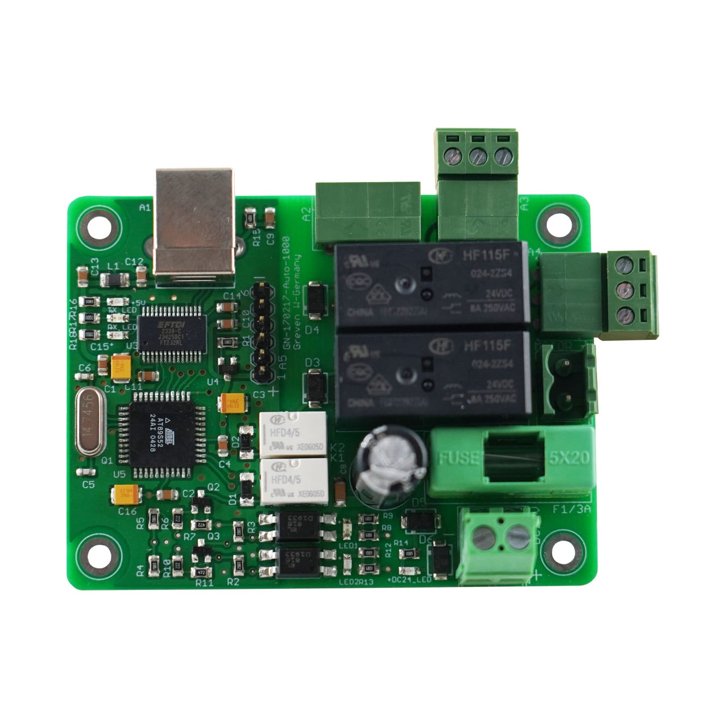 Motorised post control board for Protostar 9900 wheel aligner, alternate view