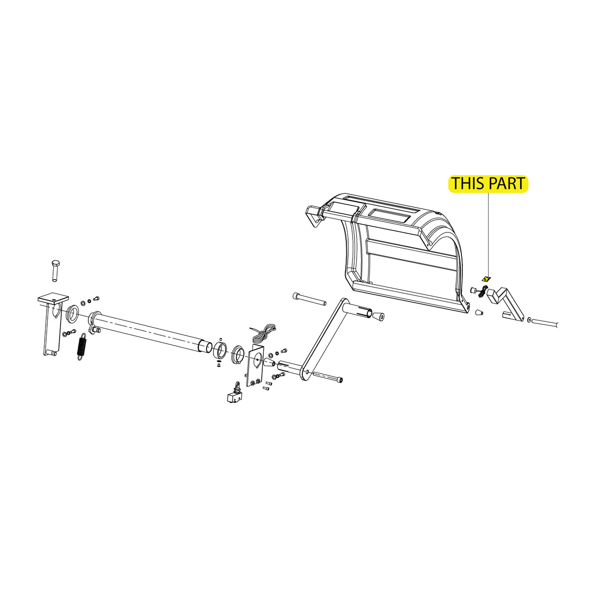 Wheel Balancer Radar Induction Probe part location